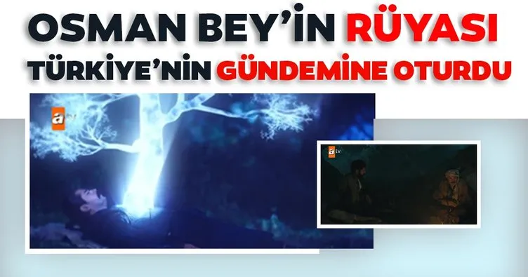 Kuruluş Osman’daki Osman Bey’in rüyası Türkiye’nin gündemine oturdu!