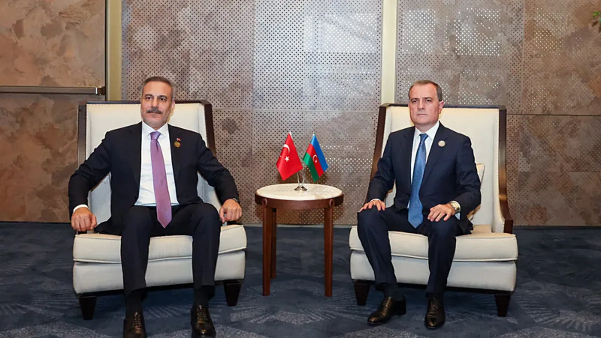 Bakan Fidan, Azerbaycanlı mevkidaşı Bayramov ile görüştü