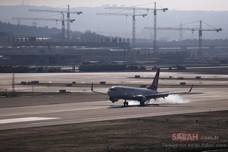 İstanbul Yeni Havalimanı'na uçaklar indi! İşte İstanbul Yeni Havalimanı'nın içi ve dışından son görüntüler