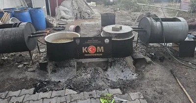 Hatay’da 2940 litre kaçak üretilen rakı ele geçirildi #hatay