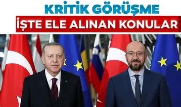 Son dakika: Başkan Erdoğan, AB Konseyi Başkanı ile görüştü