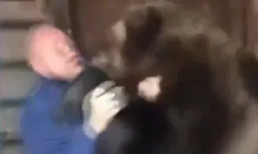 Rus dövüşçü, ayıyla antrenman yaptı