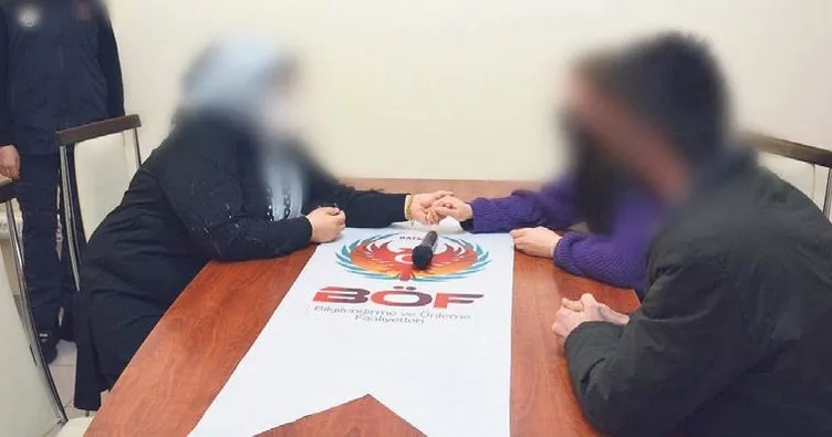 PKK’dan kaçıp aileleriyle buluştular