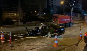 Ankara’da gece yarısı kaza: 1 ölü