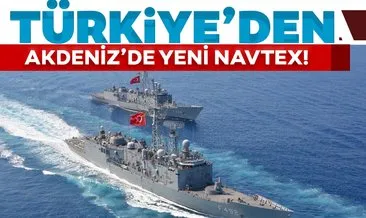 Son dakika: Türkiye’den yeni NAVTEX ilanı