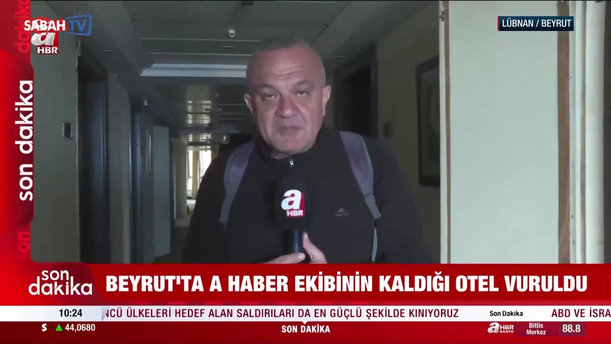 İsrail gazetecilerin kaldığı oteli vurdu: A Haber ekibi de ölümden döndü! | Video videosunu izle İsrail gazetecilerin kaldığı oteli vurdu: A Haber ekibi de ölümden döndü! | Video videosunu izle