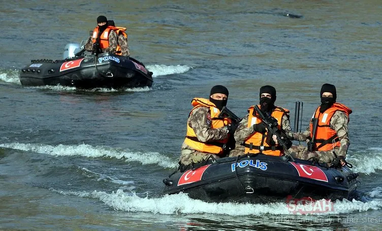 Yunanistan sınırı İHA ile havadan, özel harekatçılarla kara ve sudan takip ediliyor