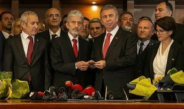Ankara Büyükşehir Belediyesi’nde devir teslim töreni!