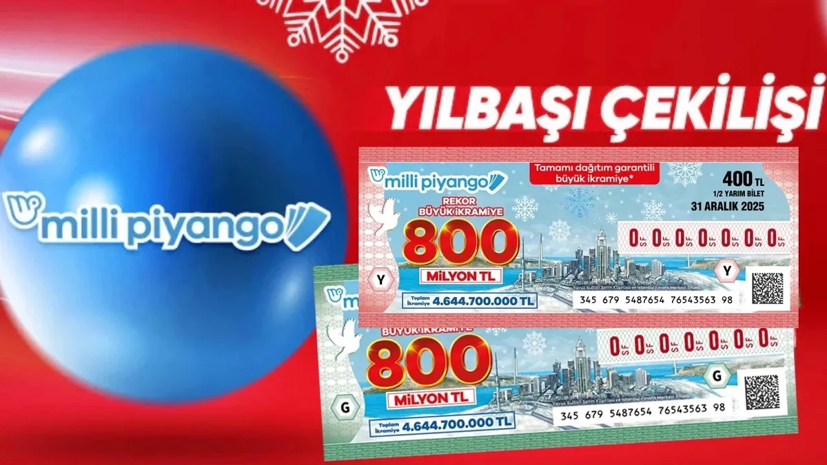 Milli Piyango yılbaşı çekilişi son 2 rakamı bilene ne veriyor, kaç TL? Milli Piyango 2 bilene ne kadar ikramiye veriyor?