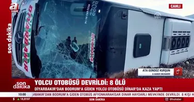 SON DAKİKA! Afyonkarahisar’da yolcu otobüsü devrildi! Ölü ve yaralılar var | Video