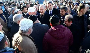 İçişleri Bakanı Soylu Abdülkerim Çevik’in ailesine taziye ziyaretinde bulundu