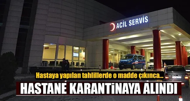 Sultanbeyli Devlet Hastanesi karantina altına alındı