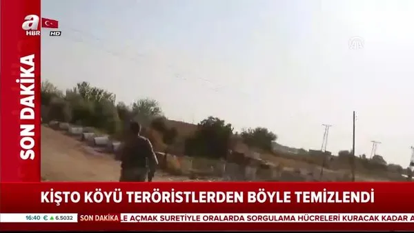 Barış Pınarı Harekatı kapsamında Kişto köyü teröristlerden böyle temizlendi