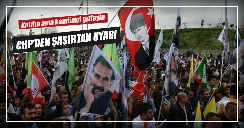 CHP-HDP mitingi için bayrak uyarısı - Son Dakika Haberler
