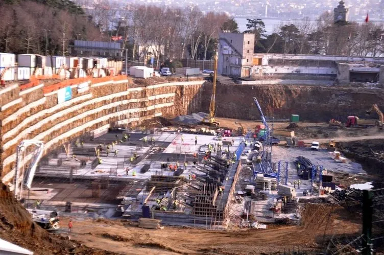 Vodafone Arena Stadı inşaatında son durum