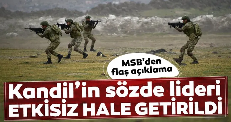 Son dakika: MSBden flaş açıklama: Sızmaya çalışan PKK/YPGli 7 terörist etkisiz hale getirildi