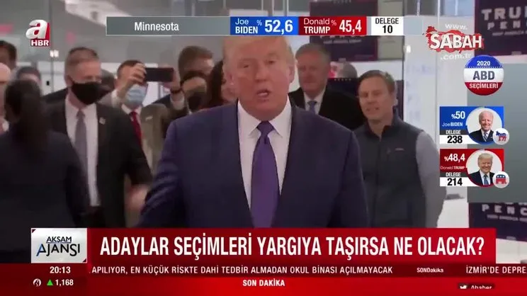 ABD seçim sonuçları ne zaman belli olur? Mahkemeye gidilirse başkan kim olacak? | Video