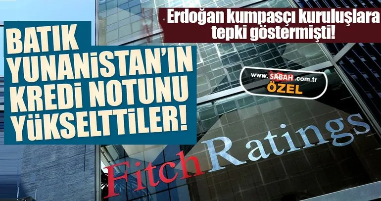 Fitch batık Yunanistan’ın kredi notunu yükseltti