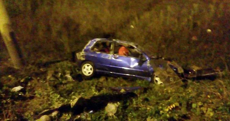 Sakarya’da iki araç çarpıştı: 10 yaralı!