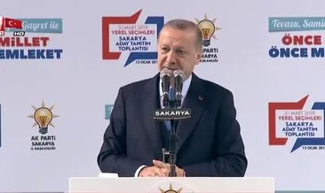 Başkan Erdoğan Sakarya İlçe Belediye Başkan adaylarını açıkladı