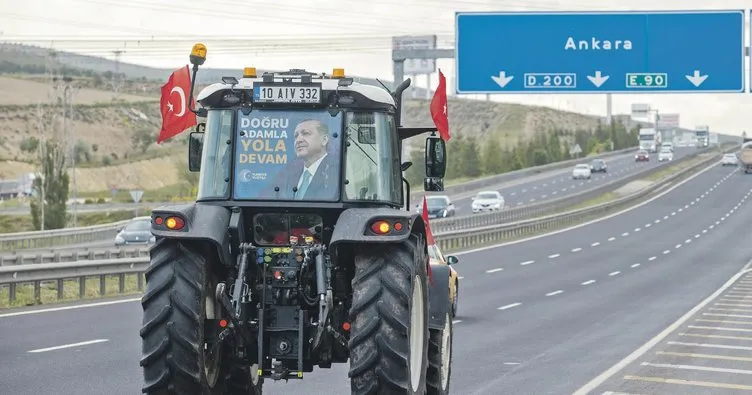 Erdoğan’a teşekkür için Ankara’ya traktörüyle giden genç: Cumhurbaşkanımız sayesinde çiftçi oldum