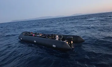 izmir açıklarında 85 düzensiz göçmen yakalandı! 4 şüpheli gözaltına alındı #izmir