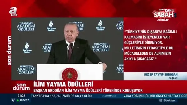 Başkan Erdoğan'dan TÜSİAD'A sert tepki: Hükümete saldırmanın versiyonlarını aramayın, bizimle baş edemezsiniz | Video