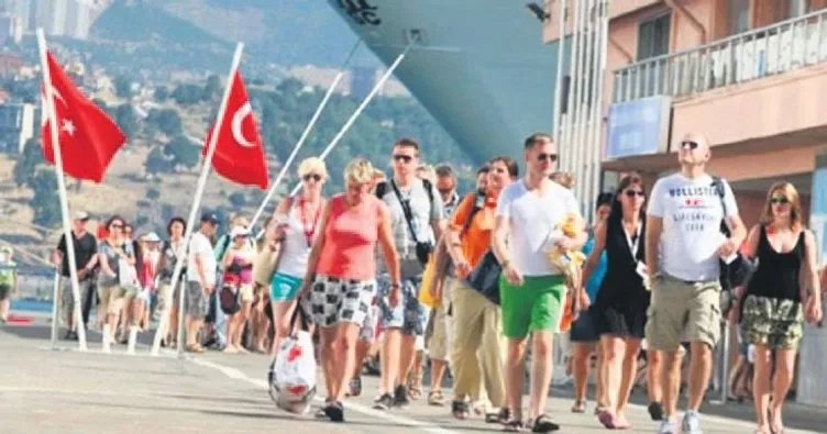 Turist sayısında artış 13 yılın zirvesinde