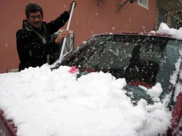 Erzurum beyaza büründü
