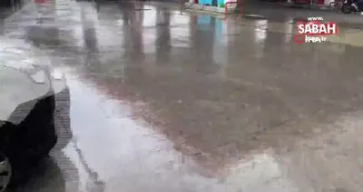 İstanbul Şişli’de yağış etkili oldu | Video