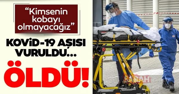 Son Dakika: Corona virüs aşısı öldürdü! Ülkeyi karıştıran ölüm gizemini hala koruyor ve denemeler devam edecek!
