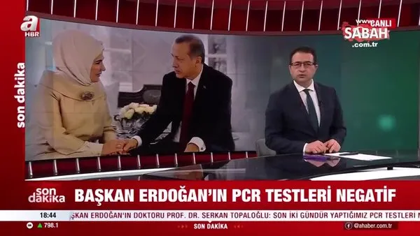 Son dakika: Başkan Erdoğan'ın PCR testi negatife döndü | Video