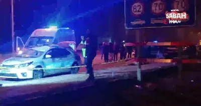 Kazadan kaçan otomobilin çarptığı 1 polis şehit oldu, 1 polis yaralandı | Video