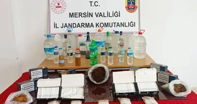 Mersin’de jandarma’dan kaçak makaron operasyonu