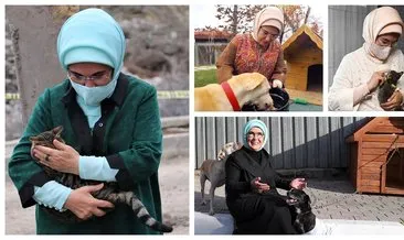 Emine Erdoğan’dan ’Hayvanları Koruma Günü’ paylaşımı: Onları merhametimizle yaşatalım