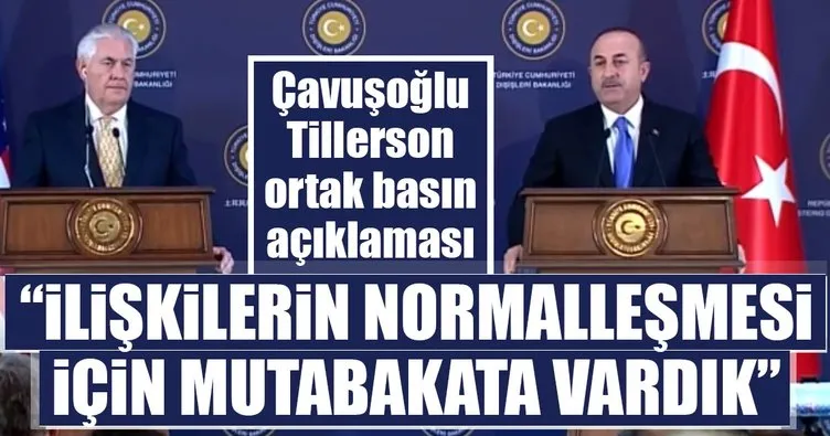 Son Dakika Haberi: Çavuşoğlu-Tillerson görüşmesi sona erdi!