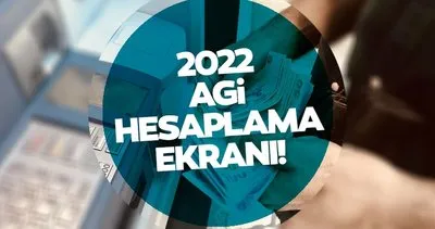 Son Dakika Haberi: AGİ tablosu ile zam ne kadar, kaç TL oldu? 2022 AGİ ZAMMI HESAPLAMA TABLOSU İşte Evli, bekar ve çocuklular için Asgari Geçim İndirimi