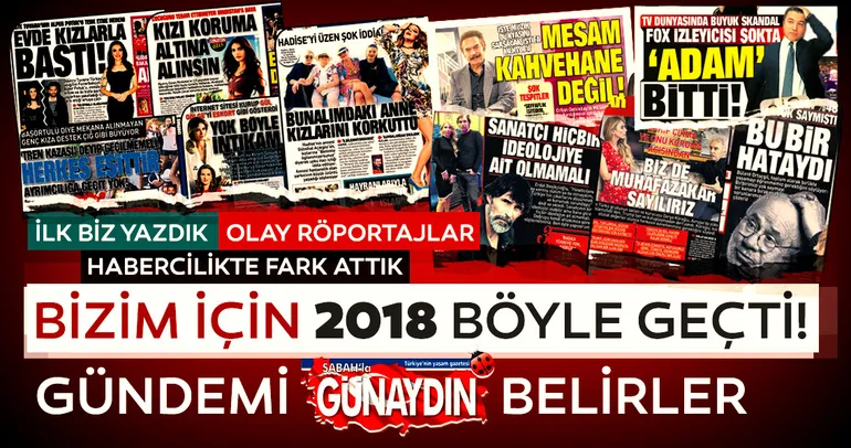 2018’de gündemi Günaydın belirledi