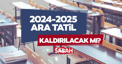 Ara tatil kaldırılacak mı, bu yıl var mı yok mu? Milli Eğitim Bakanı Tekin’den ara tatil açıklaması geldi!