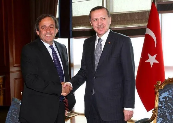 Erdoğan - Platini görüşmesi