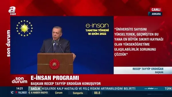 Başkan Erdoğan'dan gençlere müjde! Başvurular bugün başladı | Video