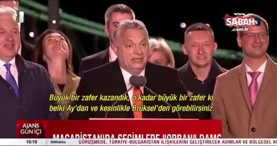 Macaristan’da seçimlere “Orban” damga vurdu! 6’lı muhalefete karşı büyük zafer | Video
