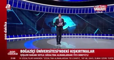Son dakika: Bakan Soylu’dan Boğaziçi Üniversitesi açıklaması! | Video