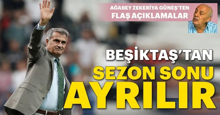 Şenol Güneş Beşiktaş’tan sezon sonu ayrılır!