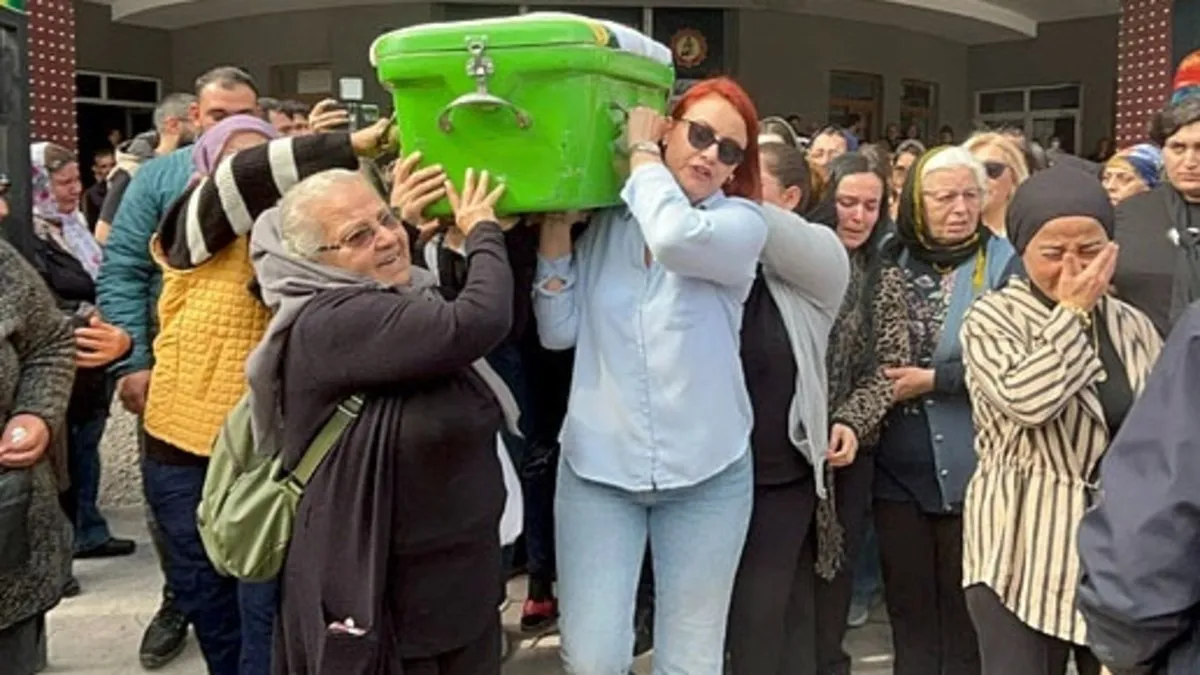 Eşi tarafından öldürülen Sevcan İskenderun’da toprağa verildi