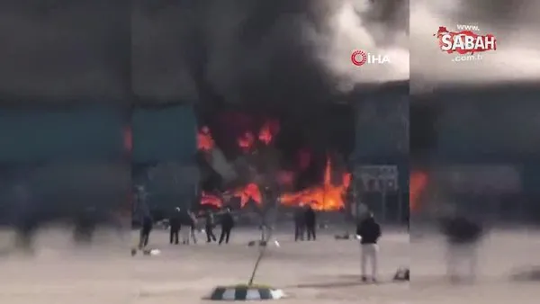 Uruguay’da alışveriş merkezinde büyük yangın | Video