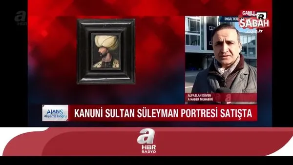 Kanuni Sultan Süleyman portresi satışa çıktı | Video