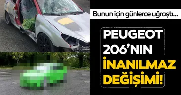 Neredeyse hurda olarak aldı... Yaptığı bakımla arabayı adeta baştan üretti!