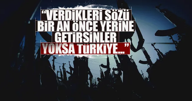 Milli Savunma Bakanı’ndan flaş YPG açıklaması