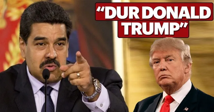 Venezuela Devlet Başkanı Maduro’dan Trump’a uyarı